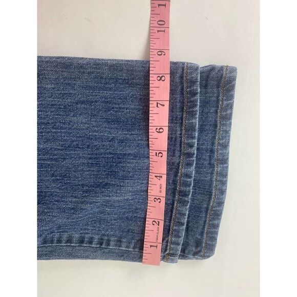 New Additions Maternity Jeans Cropped Full Panel Twins Multiples - Size Medium - Picture 7 of 9